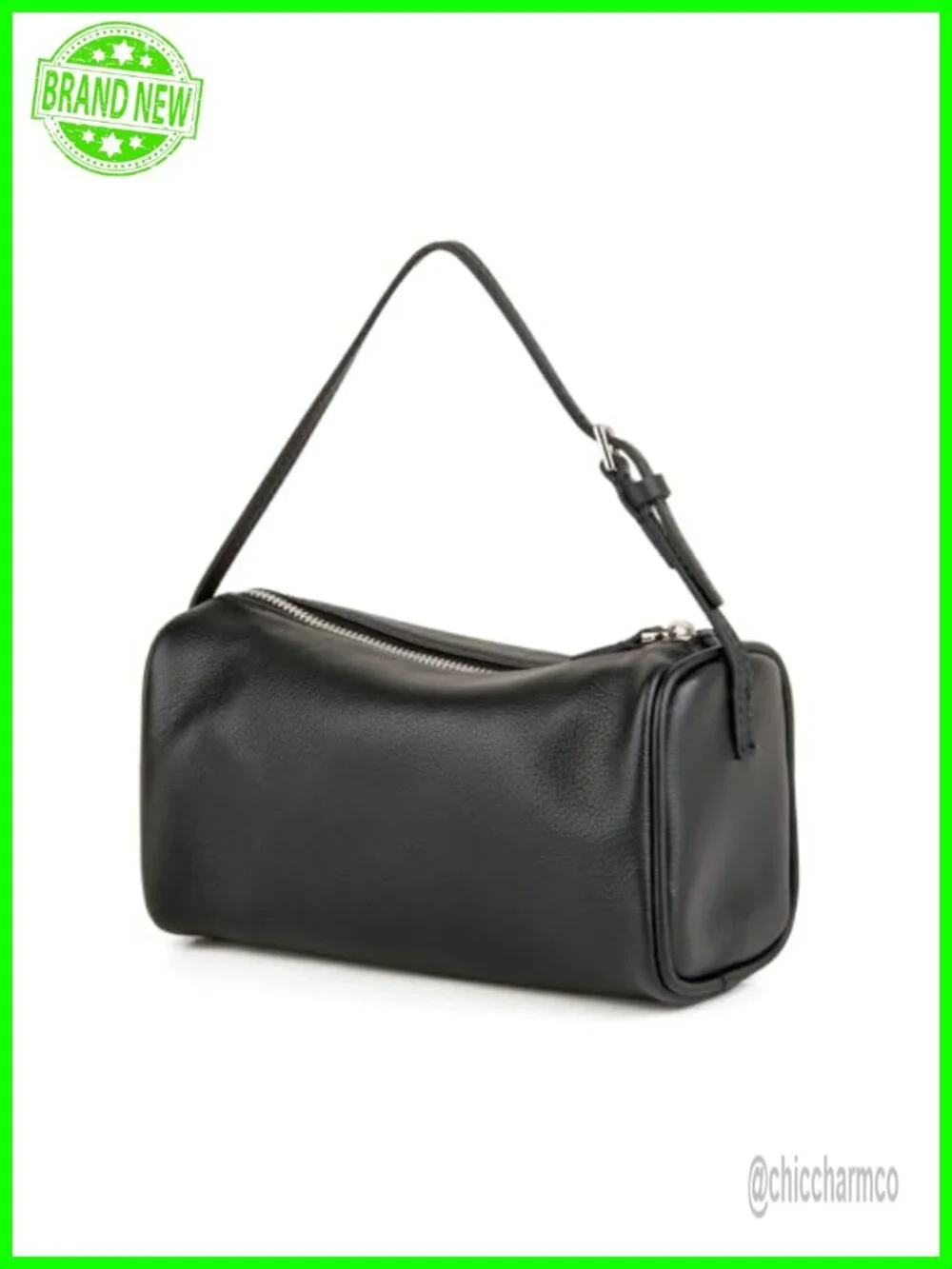 Premium Full-Grained Leather Crossbody Hobo Bag with Adjustable Strap